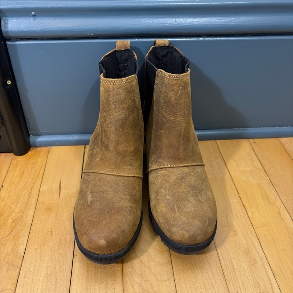 Sorel Joan Of Arctic Wedge Bootie Women's 7 tan Brown wedge‎ snow outdoor - Picture 1 of 7